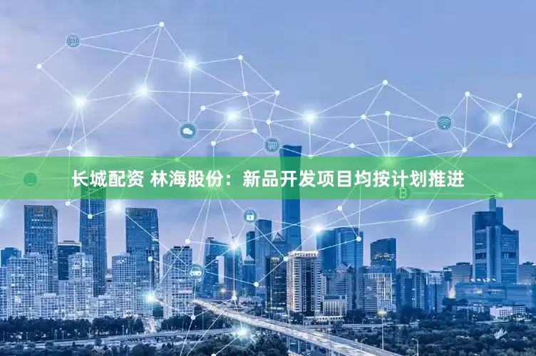 长城配资 林海股份：新品开发项目均按计划推进